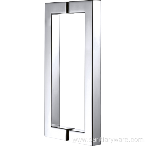 8 inch square shower door handle